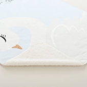 The Crowned Swan Sherpa Deken (3/4)