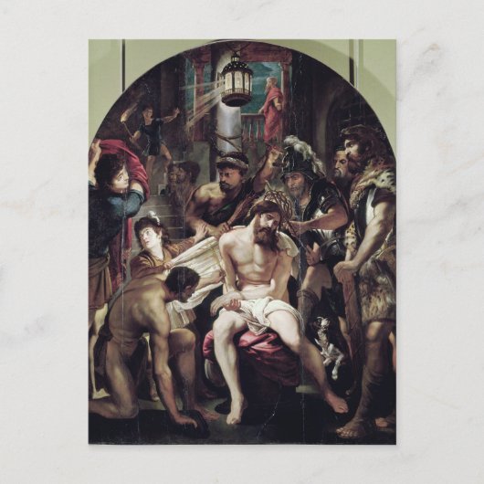 The Crowning with Thorns, 1602 Briefkaart (Voorkant)