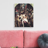 The Crowning with Thorns, 1602 Canvas Afdruk (Insitu (Woonkamer))