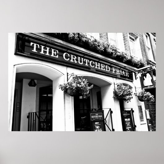 The Crutched Friar pub London Poster (Voorkant)