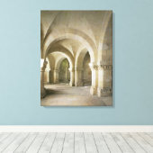 The Crypt, c.1144 (foto) Canvas Afdruk (Insitu (Houten vloer))