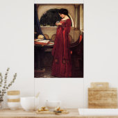 The Crystal Ball, door John William Waterhouse - 1 Poster (Keuken)