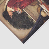 The Crystal Ball, door John William Waterhouse - 1 Tissuepapier (Detail)