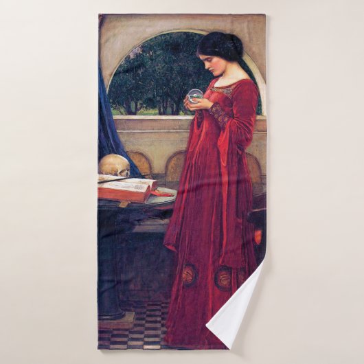 The Crystal Ball, John William Waterhouse Badhanddoek (Badhanddoek)