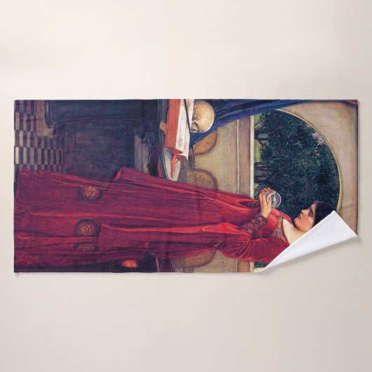 The Crystal Ball, John William Waterhouse Badhanddoek (Badhanddoek)