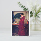 The Crystal Ball, John William Waterhouse Briefkaart (Staand voorkant)