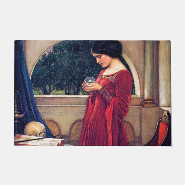 The Crystal Ball, John William Waterhouse Deurmat (Voorkant)