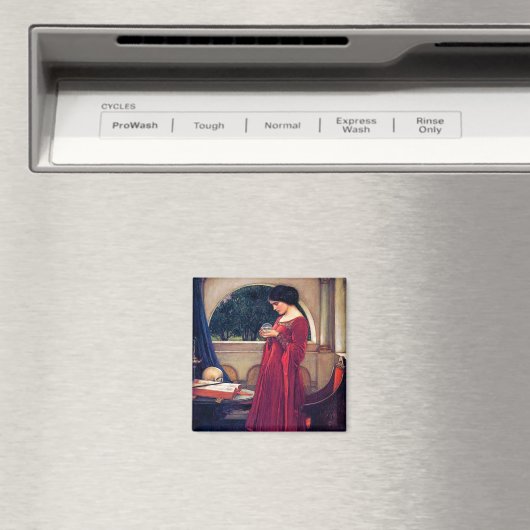 The Crystal Ball, John William Waterhouse Magneet (Insitu (Vaatwasser))