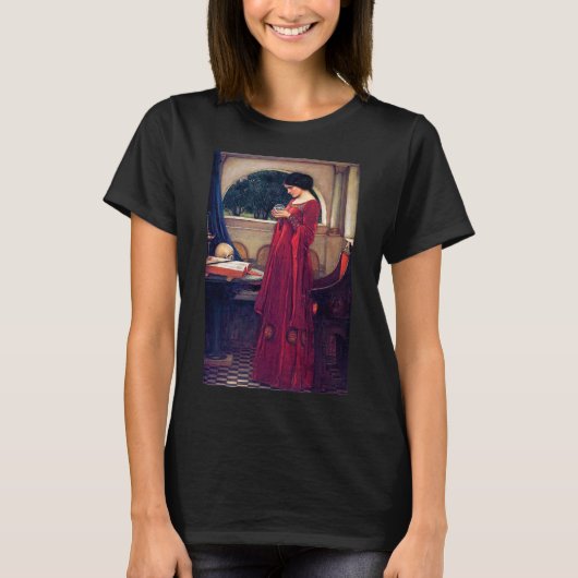 The Crystal Ball, John William Waterhouse T-shirt (Voorkant)