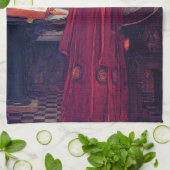 The Crystal Ball, John William Waterhouse Theedoek (Gevouwen)