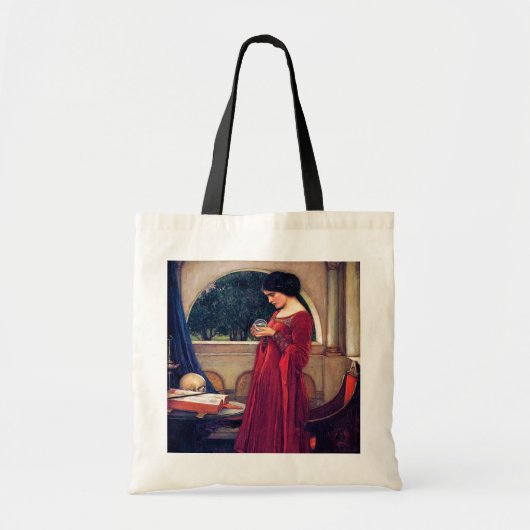 The Crystal Ball, John William Waterhouse Tote Bag (Voorkant)