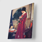 The Crystal Ball, John William Waterhouse Vierkante Klok (Hoek)