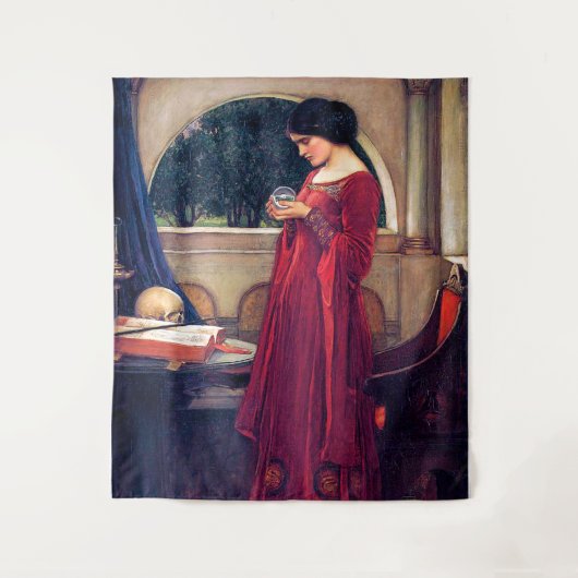 The Crystal Ball, John William Waterhouse Wandkleed (Voorkant)