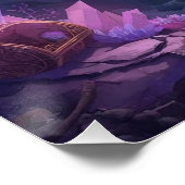 The Crystal Cave of the Mermaid Perfect Poster (Hoek)