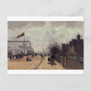 The Crystal Palace, Londen, door Camille Pissarro Briefkaart