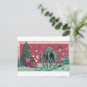 The Cthulhu Spirits of Christmas Briefkaart (Staand voorkant)