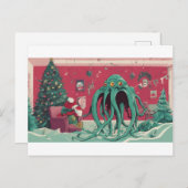 The Cthulhu Spirits of Christmas Feestdagenkaart (Voorkant / Achterkant)