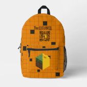 The [[CUBE]] Backpack Bedrukte Rugzak (Voorkant)