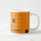 The [[CUBE]] Specialty Jumbo Sized Coffee Mug Grote Koffiekop (Rechts)