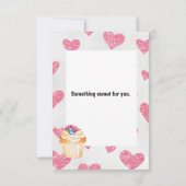 The Cupcake Beer 3,5" x 5" platte wenskaart Kaart (Achterkant)