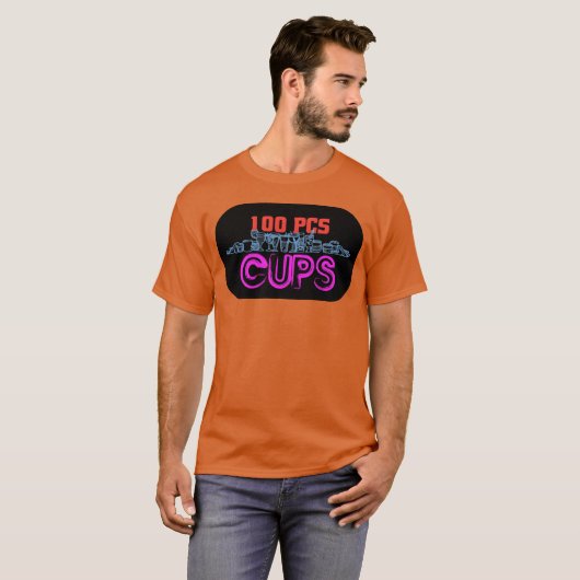 The cups funny t-shirt (Voorkant volledig)