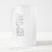 The Cure Matglas Bierpul (Voorkant links)