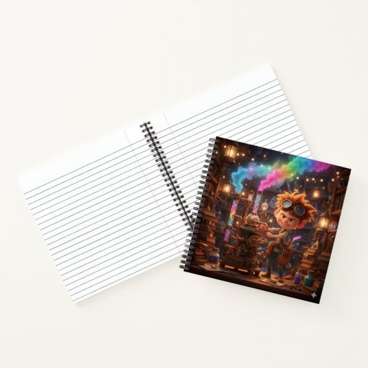 The Curious Child Inventor Notebook Notitieboek (Binnen)