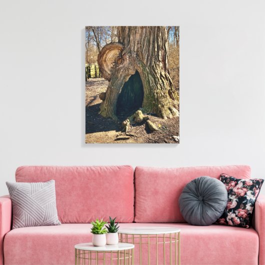 The Curious Hollow 16x20 Canvas Afdruk (Insitu (Woonkamer))