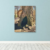 The Curious Hollow 16x20 Canvas Afdruk (Insitu (Houten vloer))