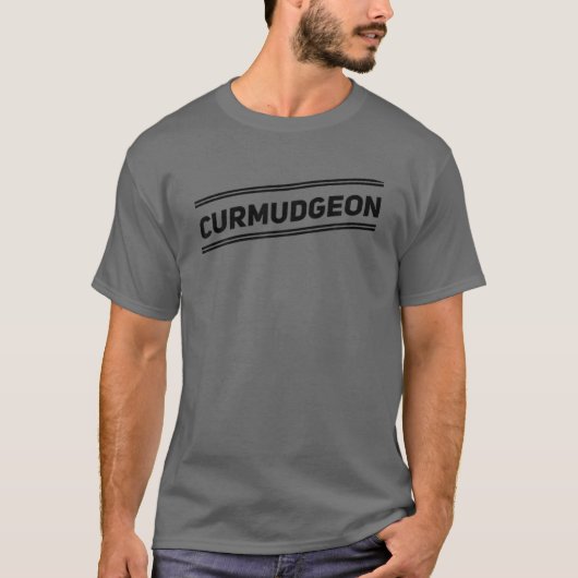 The Curmudgeon - Funny T-shirt (Voorkant)