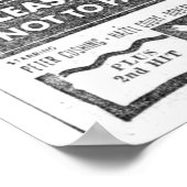 "The Curse of Frankenstein" (1957) ad Poster (Hoek)