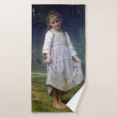 The Curtsey, Bouguereau Badhanddoek (Badhanddoek)