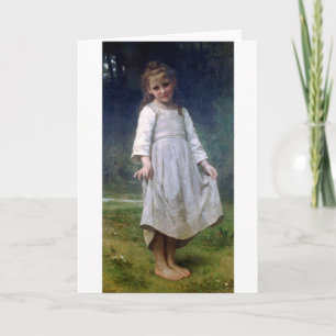 The Curtsey, Bouguereau Kaart