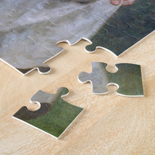 The Curtsey, Bouguereau Legpuzzel (Zijkant)