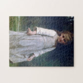 The Curtsey, Bouguereau Legpuzzel (Horizontaal)