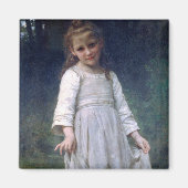 The Curtsey, Bouguereau Magneet (Voorkant)