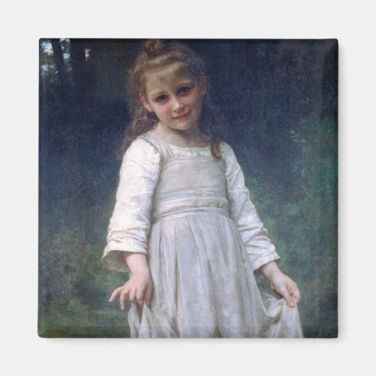 The Curtsey, Bouguereau Magneet (Voorkant)