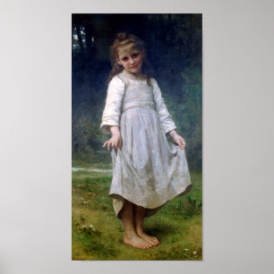 The Curtsey, Bouguereau Poster
