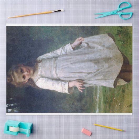 The Curtsey, Bouguereau Tissuepapier (Craft)