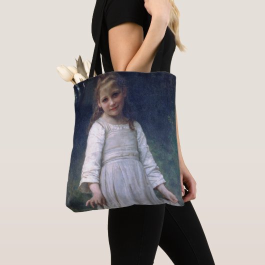 The Curtsey, Bouguereau Tote Bag (Dichtbij)
