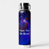 The Curvature of Space Waterfles (Achterkant)