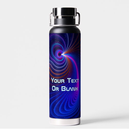 The Curvature of Space Waterfles (Achterkant)