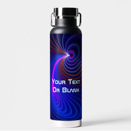 The Curvature of Space Waterfles (Voorkant)