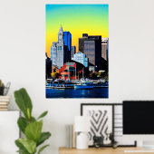 The Custom House Boston USA Poster (Thuiskantoor)