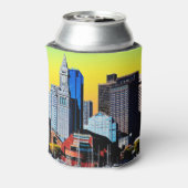 The Custom House Boston USA Poster Card Magnet Blikjeskoeler (Blikje Achterkant)