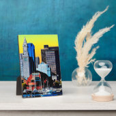 The Custom House Boston USA Poster Card Magnet Fotoplaat (Zijkant)