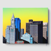 The Custom House Boston USA Poster Card Magnet Gastenboek (Achterkant)