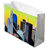 The Custom House Boston USA Poster Card Magnet Groot Cadeauzakje (Achterkant Gekanteld)