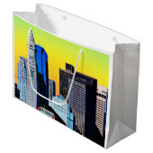 The Custom House Boston USA Poster Card Magnet Groot Cadeauzakje (Voorkant Gekanteld)