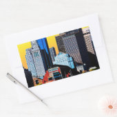 The Custom House Boston USA Poster Card Magnet Rechthoekige Sticker (Envelop)
